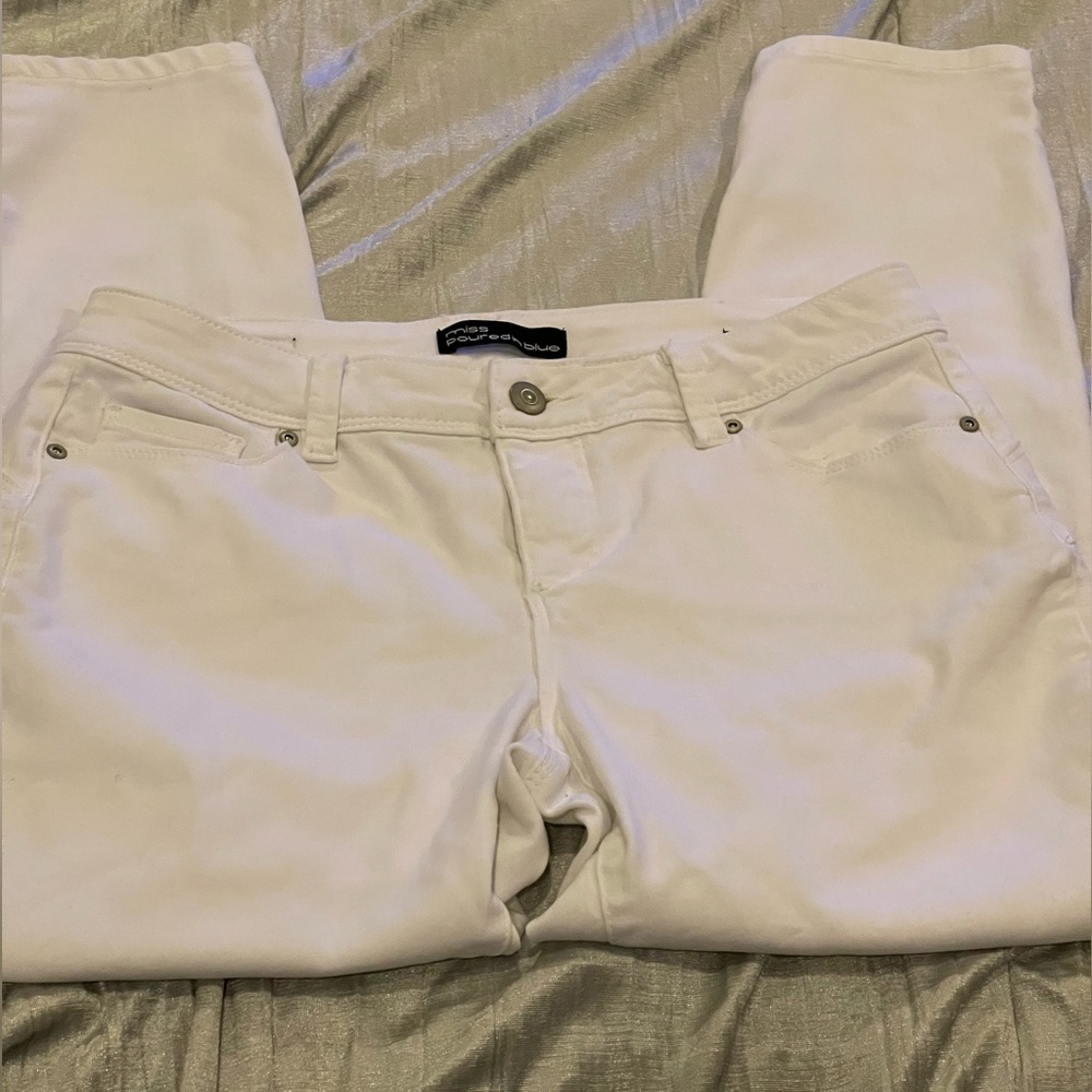 White Skinny Women's Pants - Stretch Slim Fit